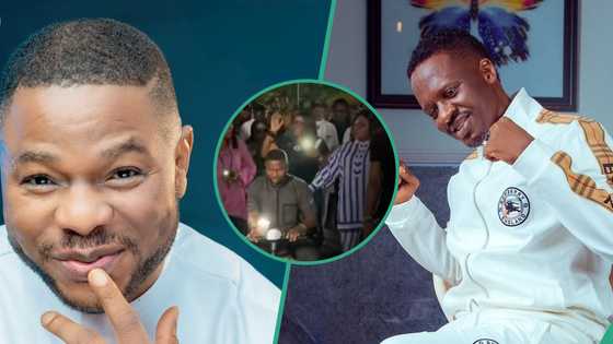 Video as Yinka Ayefele, Esther Igbekele, others attend Dele God's candlelight procession: “Good night”