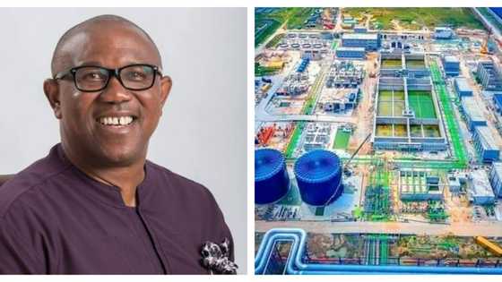 Peter Obi attends commission of Dangote refinery in Lagos