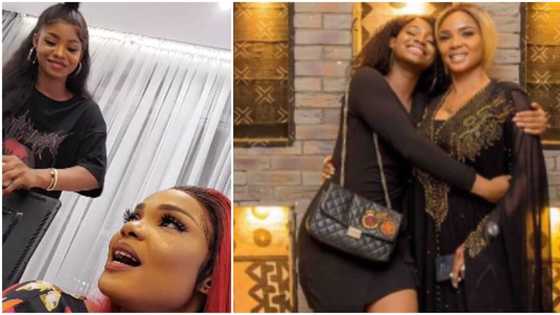 Iyabo Ojo to influence daughter, friend's posting to Lagos, laments at Priscilla's inability to speak Yoruba