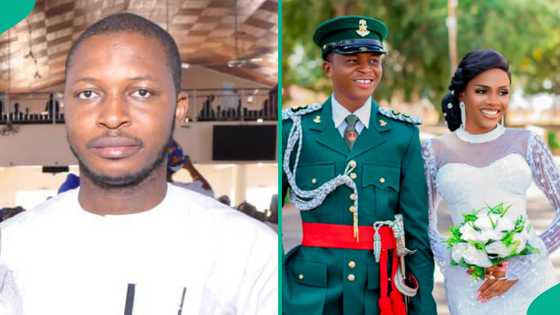 Wedding committee member shares how late officer behaved towards wife who allegedly set him ablaze
