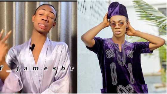 James Brown declares intention to become BBNaija housemate, shares video of his audition online, fans react