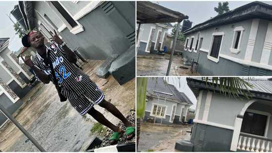 Akoi grace: Singer Portable becomes home owner, congratulations pour in as he shares photos of new house