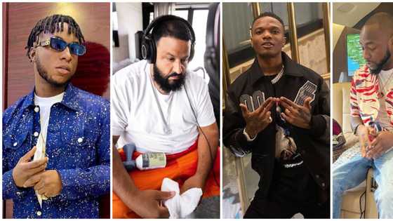Massive excitement as DJ Kaywise announces 3 different songs with Davido, Wizkid and DJ Khaled