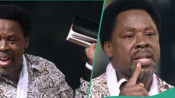 Old video of TB Joshua 'foreseeing' people talking negatively about him resurfaces, Nigerians react