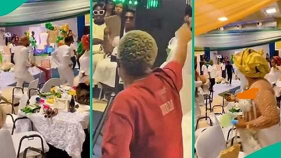 Drama at wedding as groom's 'girlfriend' discovers 'secret' venue, crashes event in video