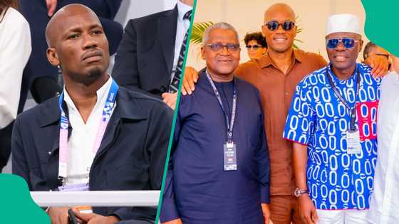 Drogba sparks reactions after calling Dangote and Sanwo-Olu his brothers: “They are your daddies”