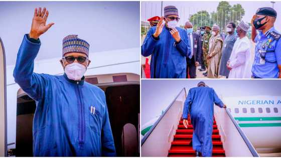 Breaking: President Buhari departs Nigeria for medical check-up in UK