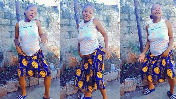 "Excellent moves": Excited pregnant woman in native wrapper dances with swag, shakes baby bump in viral video