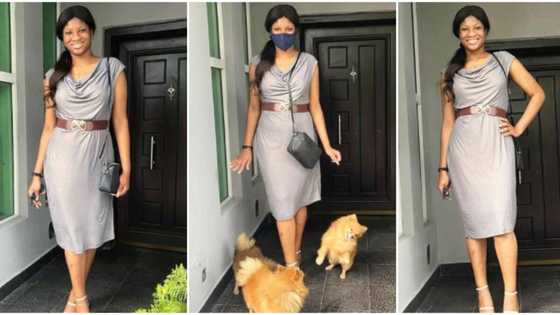 Veteran actress Omotola’s lookalike daughter Princess prays for success as she finally lands new job