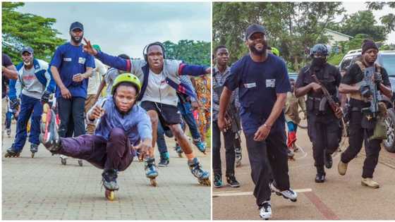 "Abun Kunya": 'Yan Najeriya Sun Fusata Bayan Ganin Dakarun Tsaro Na Musamman Da Ke Gadin Seyi Tinubu