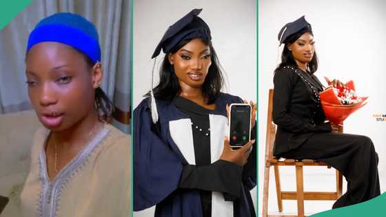 Lady who survived gunshot graduates from university, posts beautiful photos to celebrate