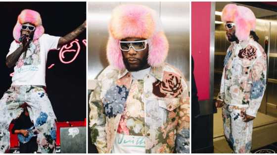 Burna Boy spotted in designer ensemble reportedly worth N60m, Nigerians react