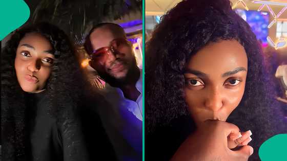 Blessing CEO taunts netizens with romantic video of herself and IVD: "Breakfast dey wait for you"