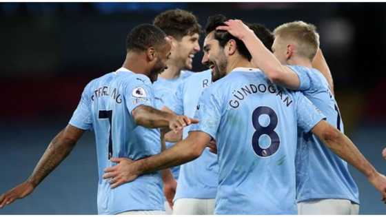 Clinical Manchester City edge stubborn Aston Villa to go top of Premier League standings