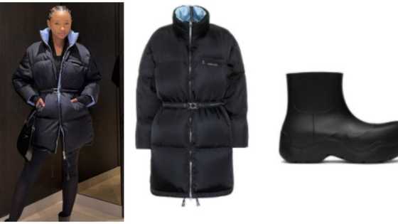 Price check: Fashionista Temi Otedola spotted in over N300k all-black ensemble