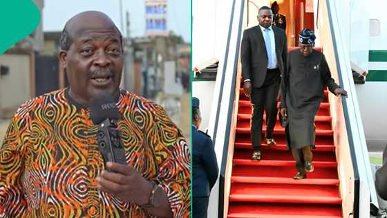 Papa Ajasco opens up about his usual airport encounters with President Tinubu, video draws reactions