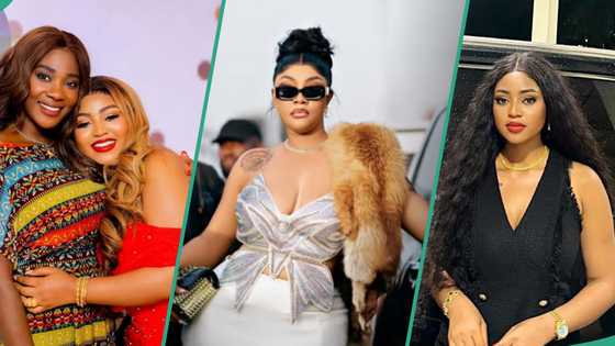 Regina Daniels tackles Angela Okorie over her claims on Mercy Johnson’s health, fans react