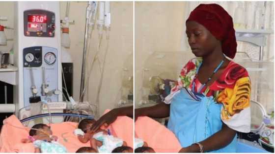 25-year-old pregnant mum who was expecting triplets delivers quadruplets, says "I could not belive it"