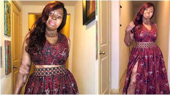 Wacce ta tsira a hatsarin jirgi: Hotunan zazzafar shigar da Kechi Okwuchi ta yi