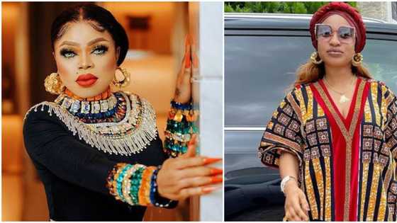 Your followers will still castigate you when they know who you are: Bobrisky calls Tonto Dikeh a pretender