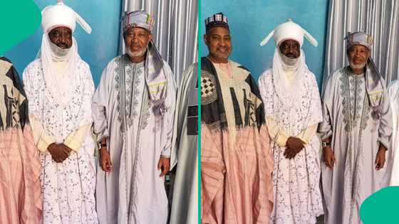 Sirika: Ministan Buhari da ya zama basarake ya gana da Aminu Ado Bayero, an yada hotuna