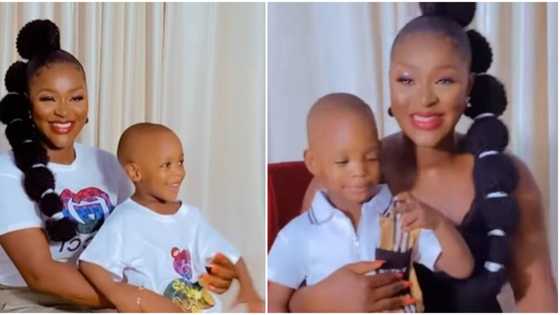 Scan showed I was carrying a baby girl: Chacha Eke shares miraculous details about son’s birth as he clocks 3
