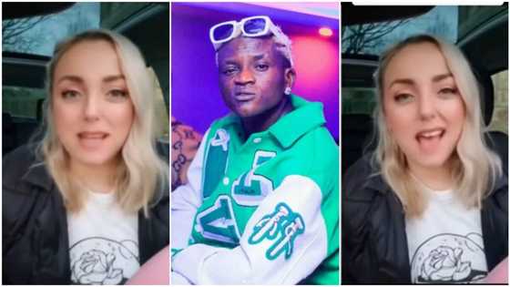 Yoruba na your mate? Oyinbo lady sings Portable's Zazo Zeh song with her English accent, video goes viral