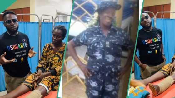 "D pain is too much": Comedian Igosave moves Policewoman in viral Help Me Help Me video to hospital