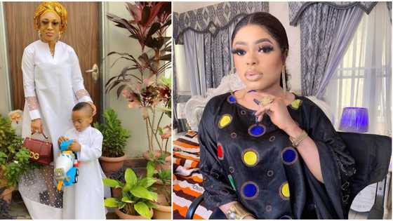 Bobrisky celebrates Tonto Dikeh's son King Andre as he clocks 5, calls her the best mum