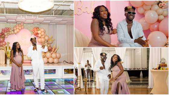 Davido's DJ, ECool, and his partner Joyce throw a beautiful baby shower as they expect first child together