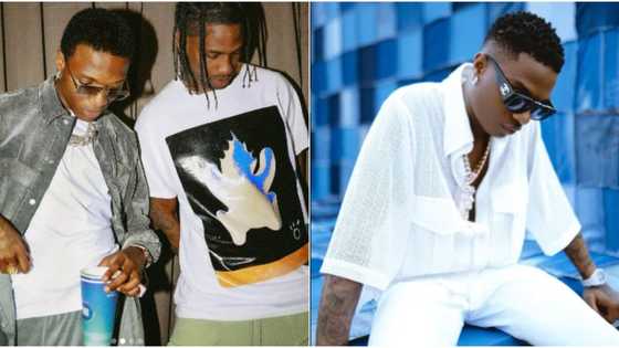 "Give us another Grammy song": Fans plead as Wizkid attends Travis Scott's O2 Arena show, chills with US star