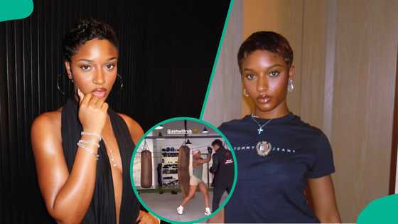 Ayra Starr learns how to fight in viral gym video, Nigerians worry: “She wants to tackle Jaywon”