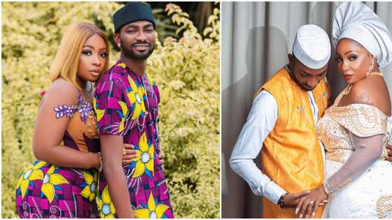 Anita Joseph and hubby twin in ankara outfits as they mark 4th wedding anniversary
