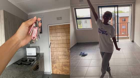 Woman celebrates her new house and new job, says she is God's favourite