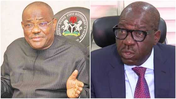 2023: Wike shuns Obaseki, Shaibu in Edo, Oba of Benin says what he will do for Rivers governor