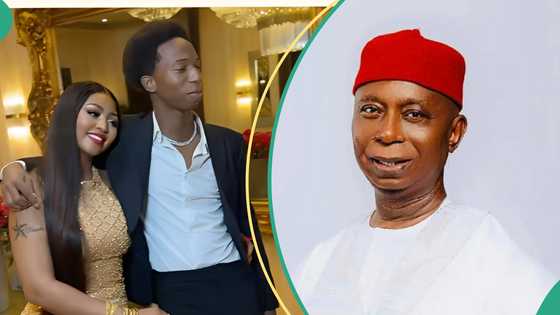 Regina Daniels’ stepson trends amid crisis with Ned Nwoko after he was spotted consoling her