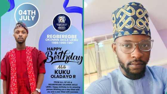 "Change your graphic designer": Young man's birthday poster makes people panic, goes viral