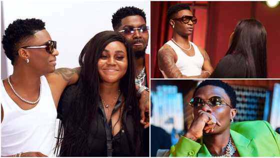 "No t-shirt to wear?" Wizkid stirs reactions as he links up with female director for another shoot in 1 week
