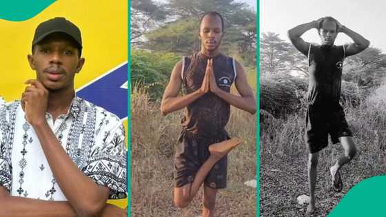 Daniel Regha shares video of his workout session in the bush, fans react: "Bro na food you need"