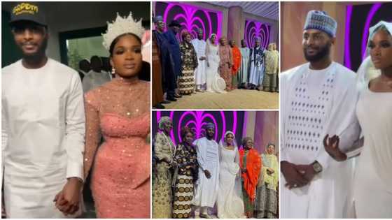 "Son of a good man": Photos, videos from late Yar'Adua's son and stunning bride's wedding dinner go viral