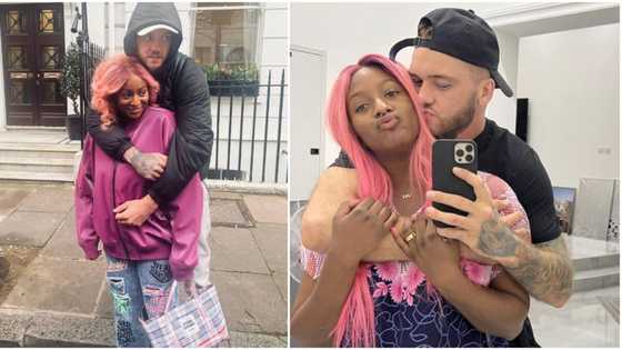 "Is that not Ghana must go bag?" Cuppy & lover ‘pepper’ fans with romantic moment as he joins her in London