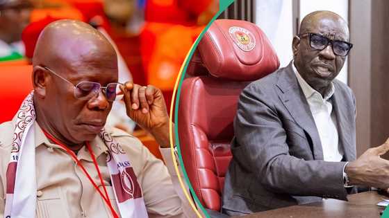 “He is politically dead”: Oshiomhole throws Jibe at Obaseki after APC’s victory in Edo election