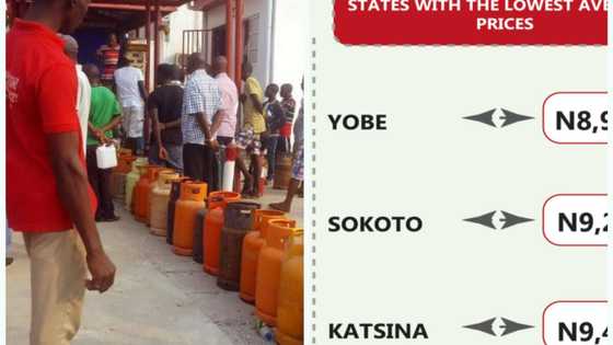 List of states with the highest cost price of cooking gas as price jumps by 232% in 7yrs