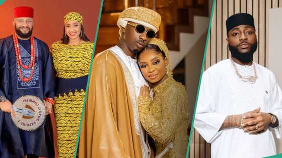 JP 2025: Davido, Yul Edochie and 4 celebs who were conspicuously missing at Priscilla and Juma's wedding