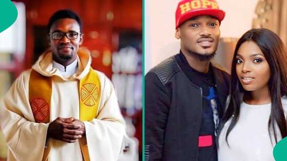 Divorce: Catholic priest tells fans to pray for 2Baba and Annie, warns against taking sides