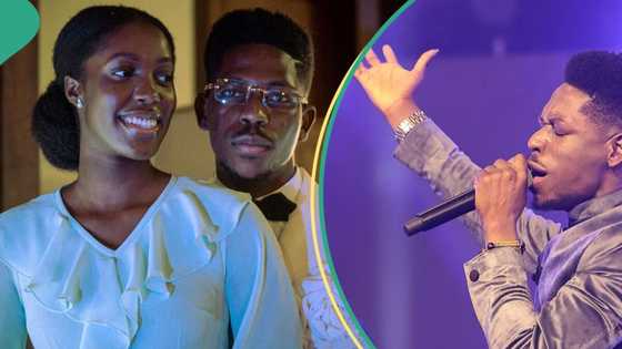 "Divine connection": Moses Bliss and his British fiancee sweetly share how they met on Instagram