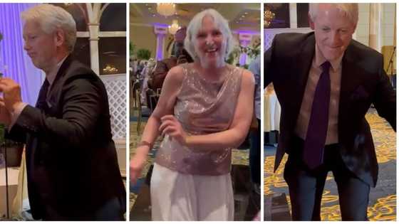 Party guests lose control as Oyinbo man and woman dazzle on the dance floor, groove hard in stunning video