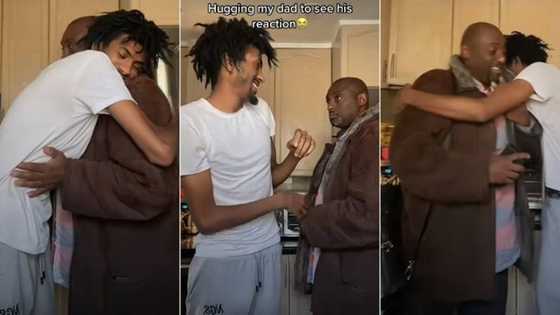 "He enjoyed it": Grown man hugs biological father for the 1st time ever to see his reaction, video trends