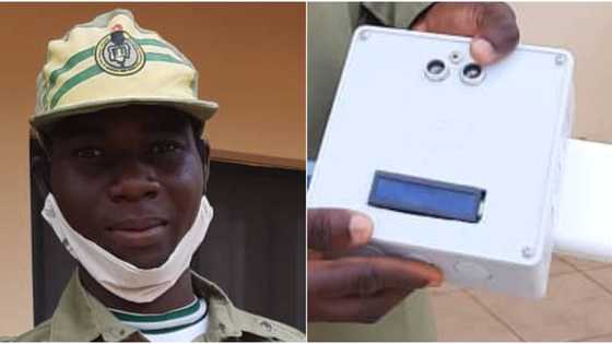Good news from Nigeria as serving corp member invents very important device health equipment; this is what he did (photos)