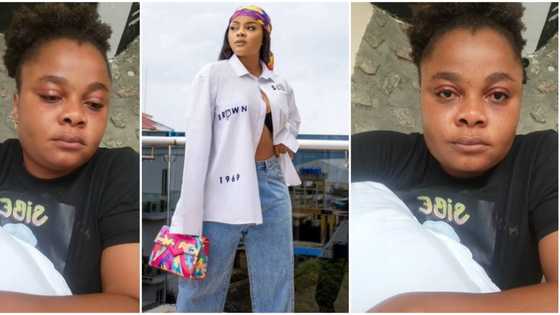 Bimbo Ademoye cries out about workload in video, Nollywood colleagues console her: "The devil works"